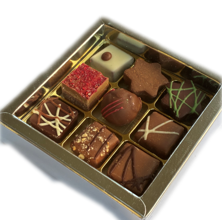 Bild von Pralinen - in der 9er Packung